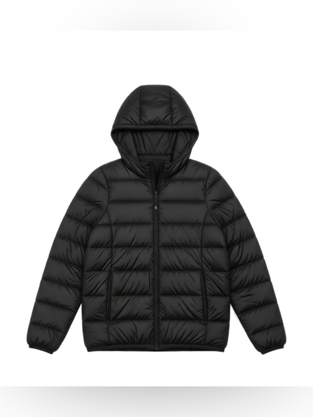 TNA Aritzia The Little Puff Black Packable Down Puffer Jacket 2XS Like New